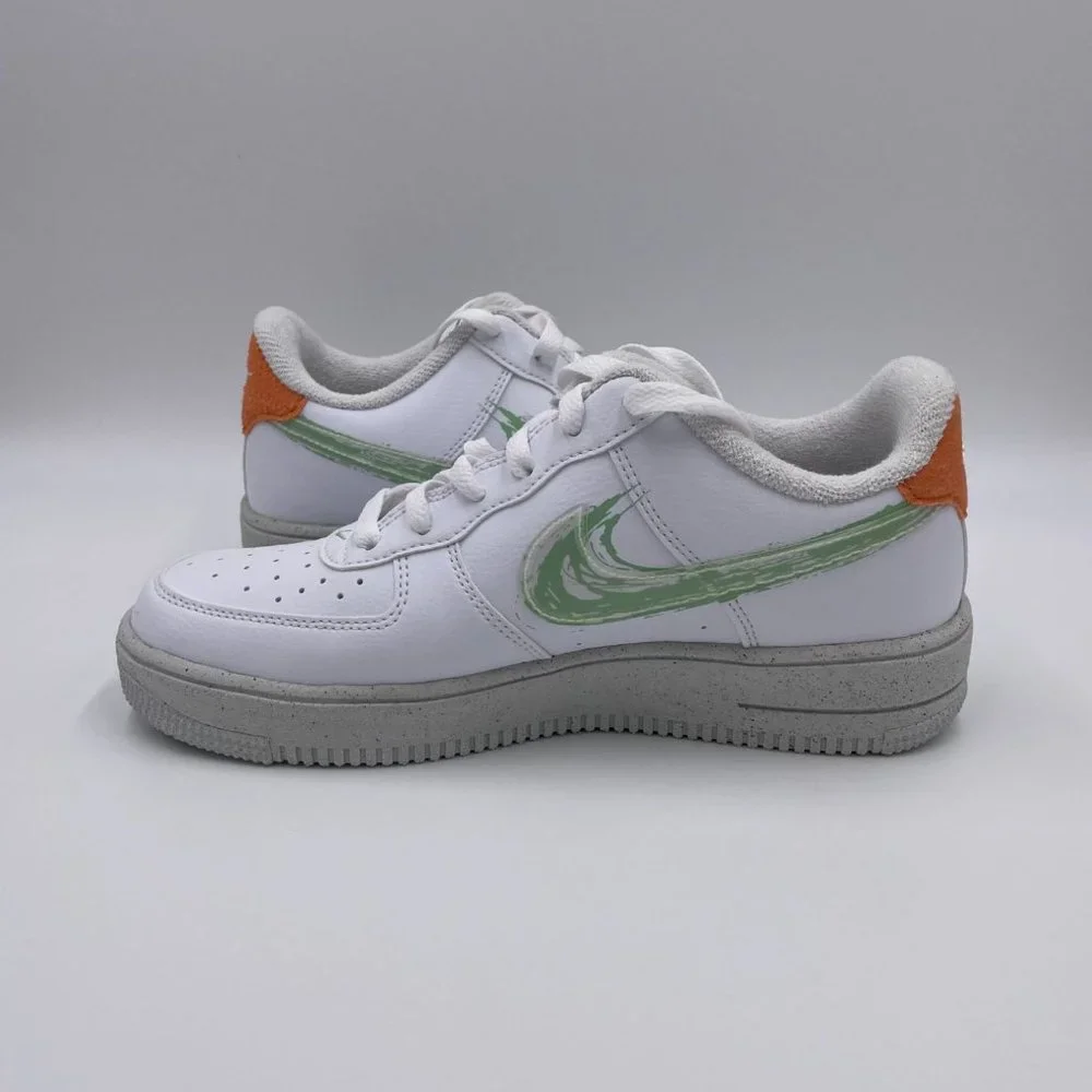Nike Air Force 1 Crater White / Green Womens Shoes
